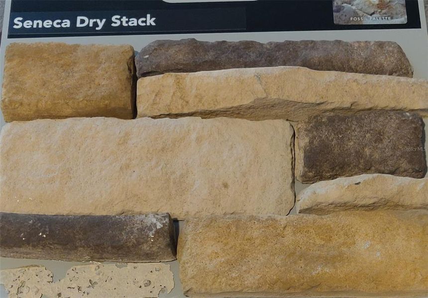 Sample of building materials used in homes in Sunset Landing, Spring Hill (Image 5).