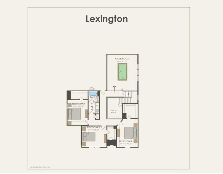 Pulte Homes, Lexington floor plan