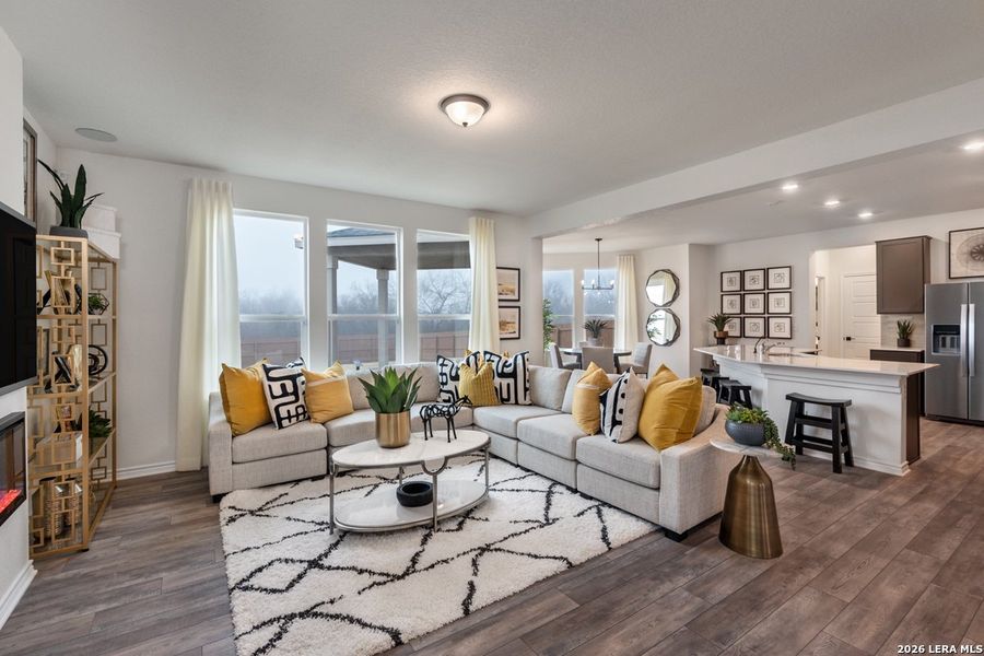 Furnished interior view inside a new home in , San Antonio (Image 3).