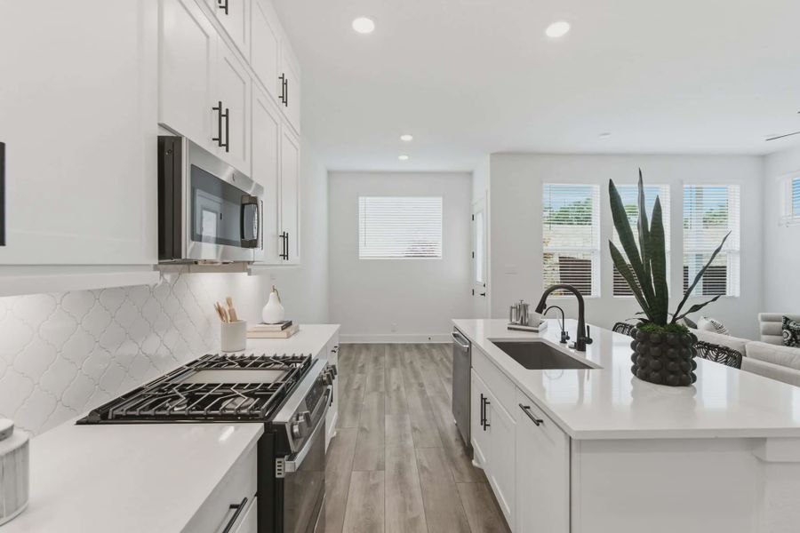 Representative furnished interior of a home built from the Balder by Chesmar Homes in Centero at Stone Oak, San Antonio (Image 7). Representative furnished interior of a home built from the Balder by Chesmar Homes in Centero at Stone Oak, San Antonio (Image 7).