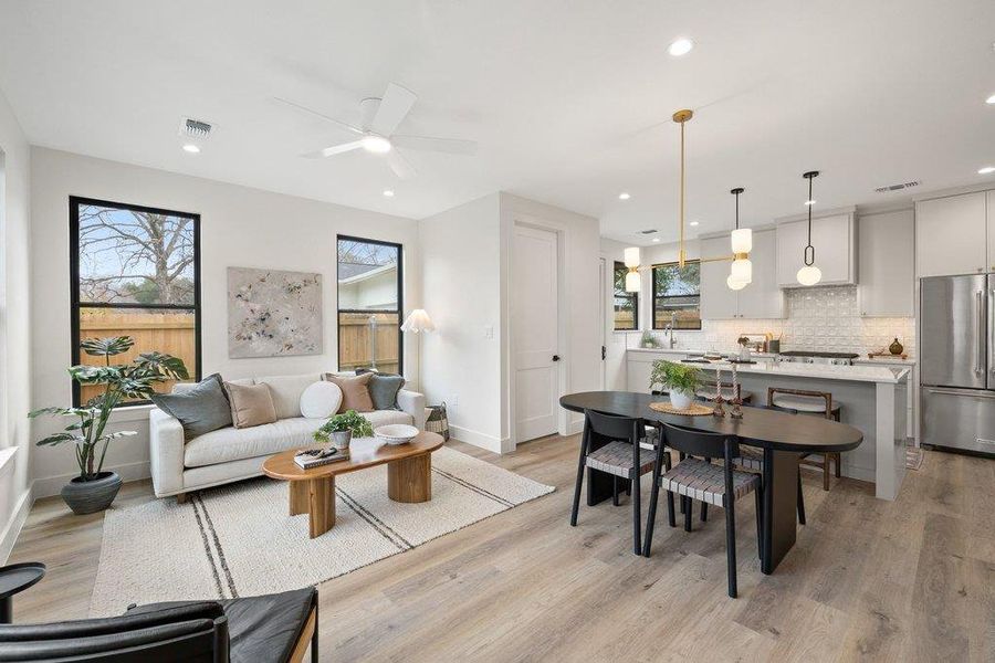 Furnished interior view inside a new home in , Austin (Image 7).