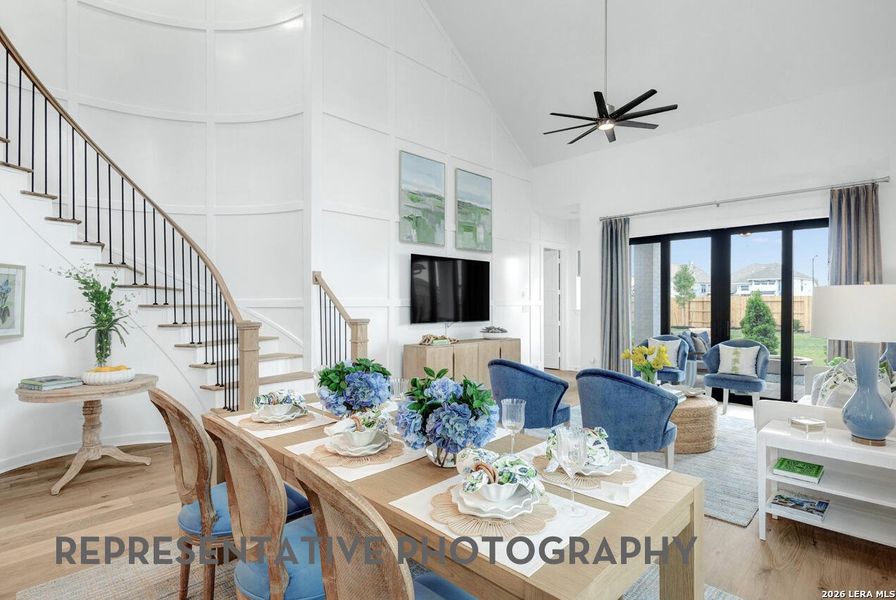 Furnished interior view inside a new home in Davis Ranch, San Antonio (Image 30).