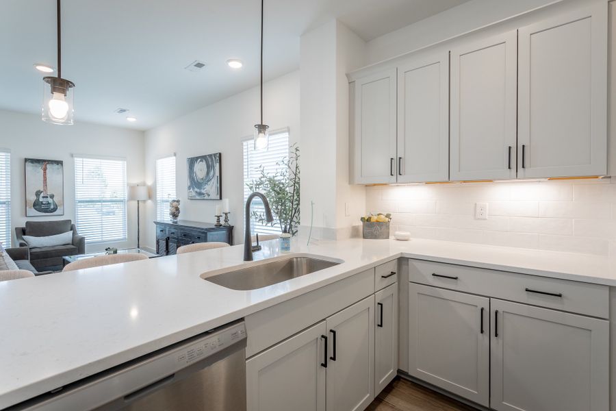 Representative furnished interior of a home built from the Annapolis - Mill Town by Parkside Builders in The Parks of Mill Town, Chattanooga (Image 13).