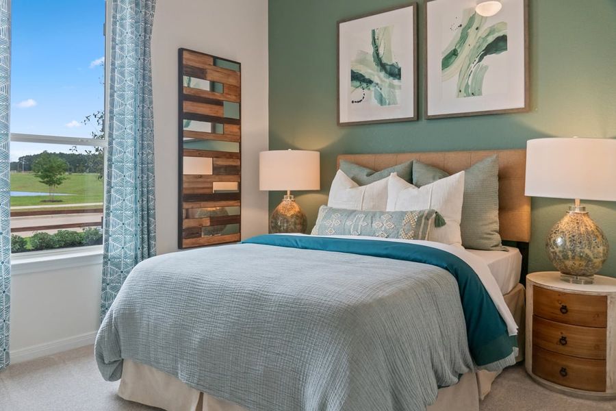 Representative furnished interior of a home built from the 1675 Modeled by KB Home in Oakwood Preserve, Tomball (Image 9). Representative furnished interior of a home built from the 1675 Modeled by KB Home in Oakwood Preserve, Tomball (Image 9).