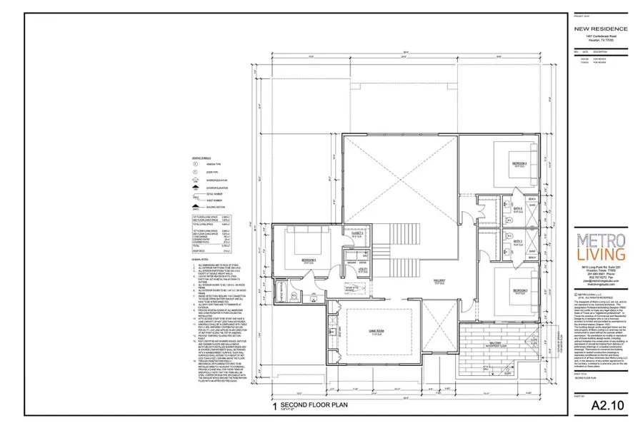 Second floor plan
