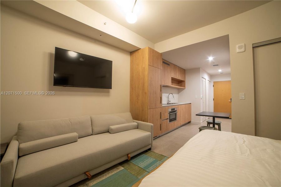 Furnished interior view inside a new home in , Miami (Image 7).