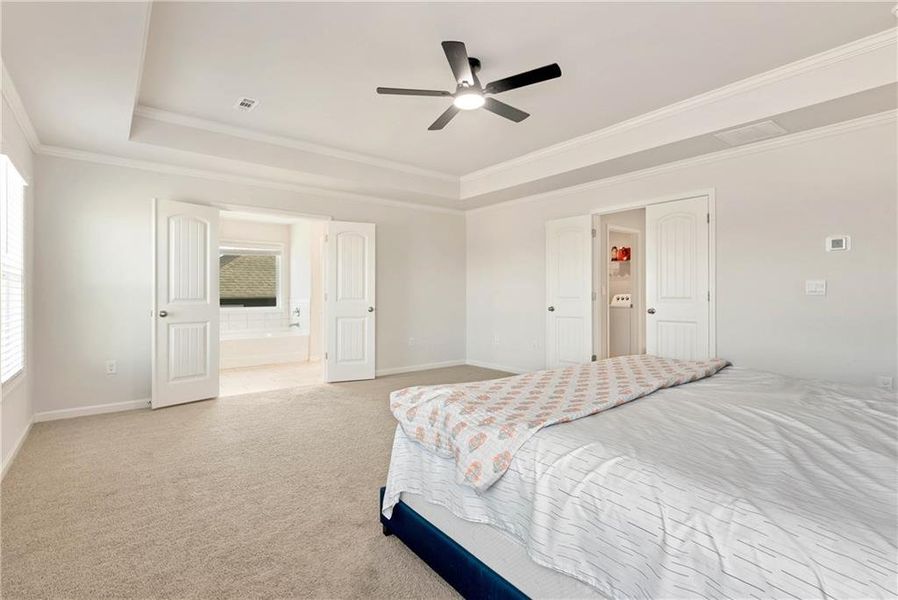 Furnished interior view inside a new home in , Cumming (Image 33).