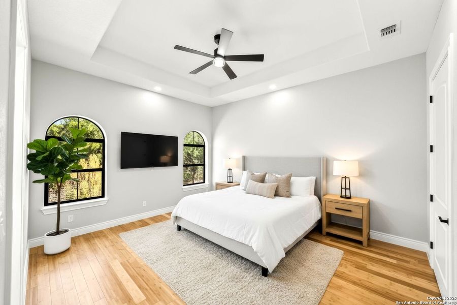 Furnished interior view inside a new home in , New Braunfels (Image 14).