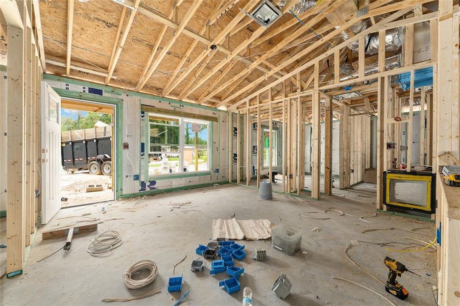 In-progress construction of a new home in , Ocala, FL (Image 19).