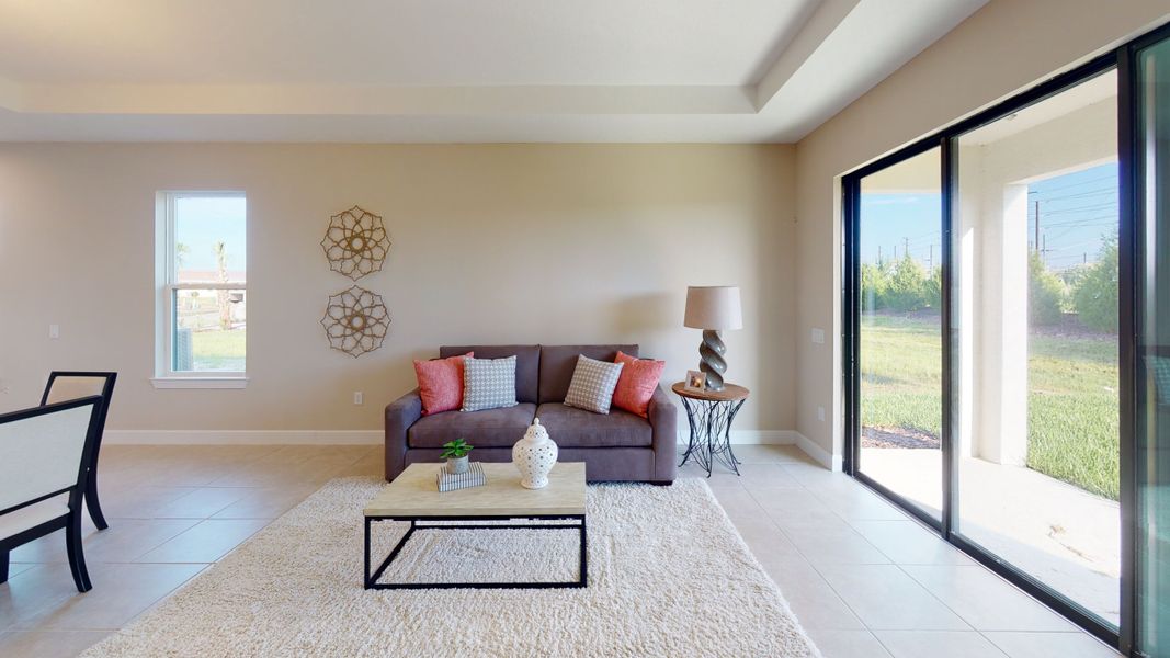 Representative furnished interior of a home built from the Salina by Taylor Morrison in Esplanade at Starling, Punta Gorda (Image 6).