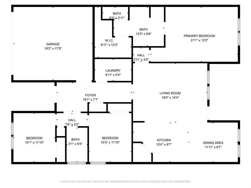 2D floor plan layout of this home in , Aubrey, TX (Image 3).