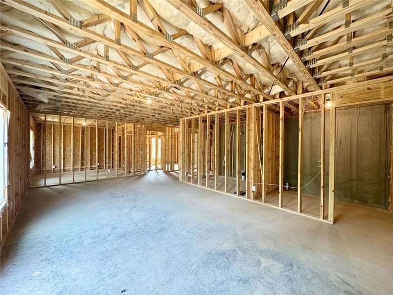 In-progress construction of a new home in , Lula, GA (Image 21).