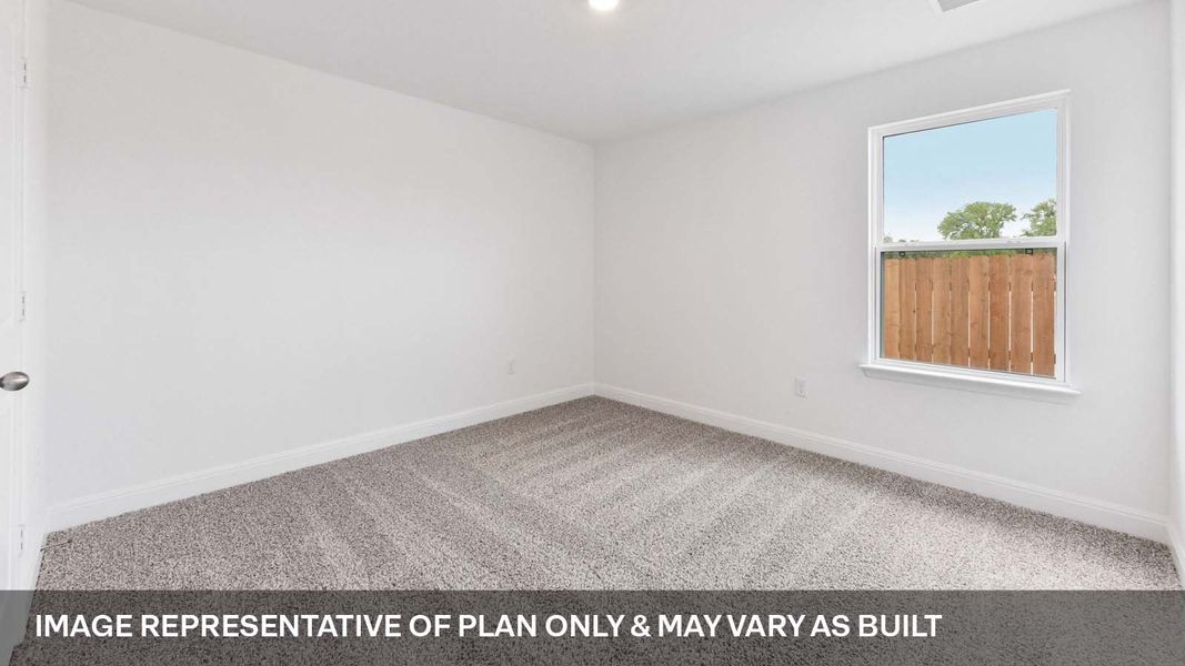 Representative unfurnished interior of a home built from the The Fairfield by D.R. Horton in Riverview, Georgetown (Image 34).