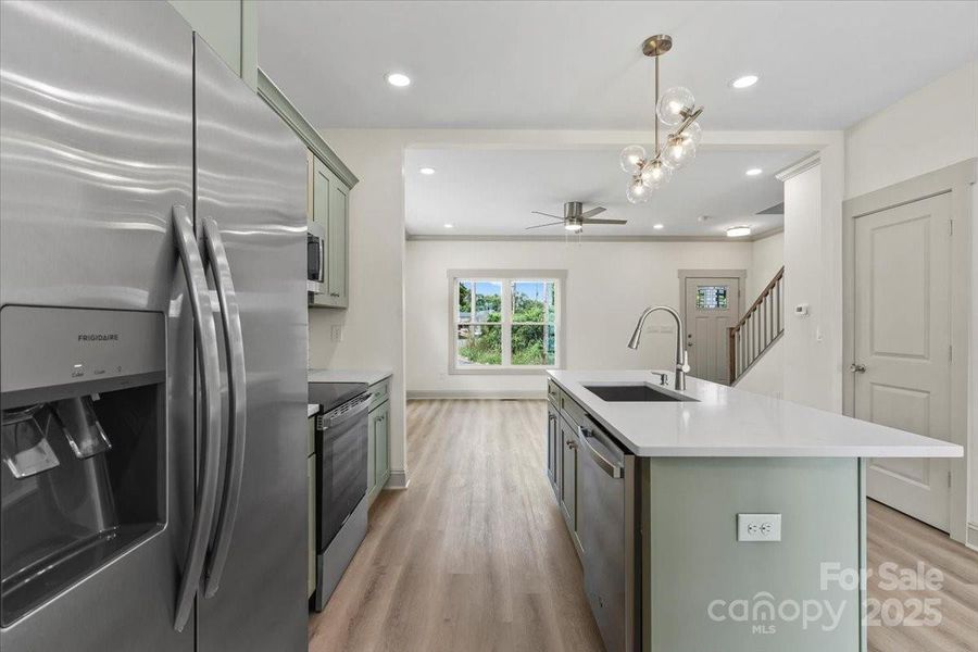 Furnished interior view inside a new home in , Gastonia (Image 11).