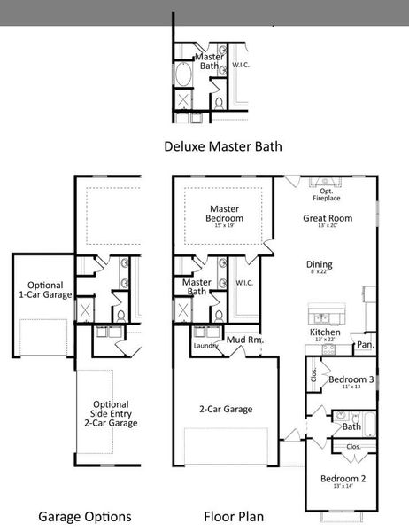 2D floor plan layout of this home in , Summerville, SC (Image 2). 2D floor plan layout of this home in , Summerville, SC (Image 2).