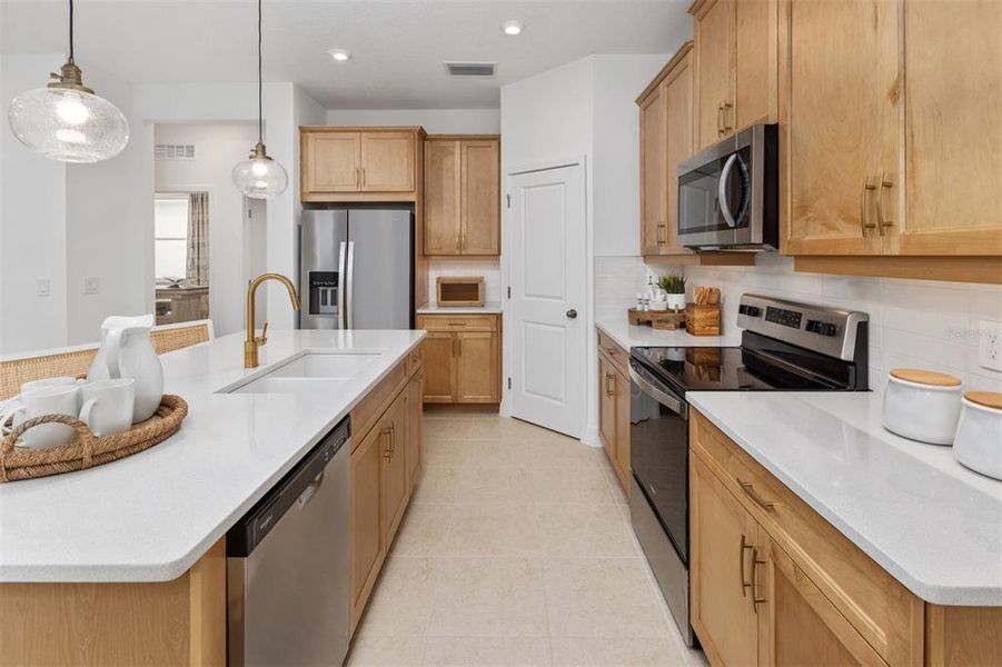 Furnished interior view inside a new home in Wellen Park, Venice (Image 11).