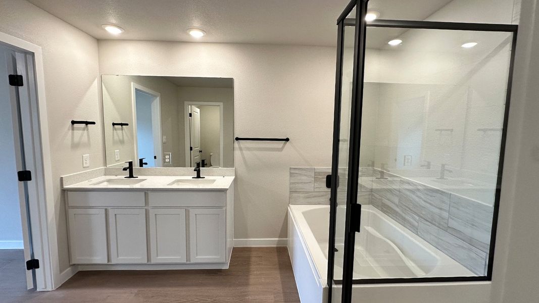 Furnished interior view inside a new home in The Lakes Northwest, Robstown (Image 15).