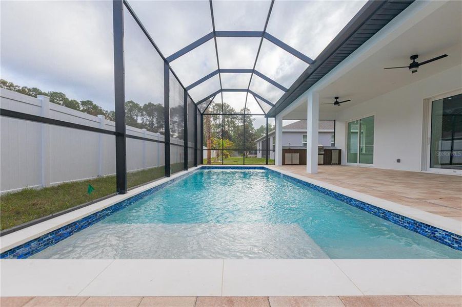 Exterior details and patio area of a home in , Palm Coast (Image 25). Exterior details and patio area of a home in , Palm Coast (Image 25).