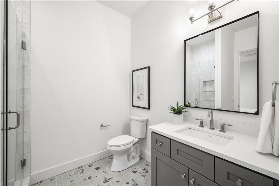 Furnished interior view inside a new home in , Powder Springs (Image 33).