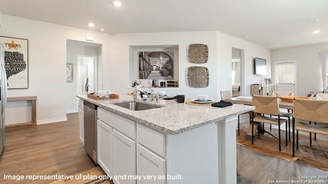 Furnished interior view inside a new home in Riverstone at Westpointe, San Antonio (Image 11).