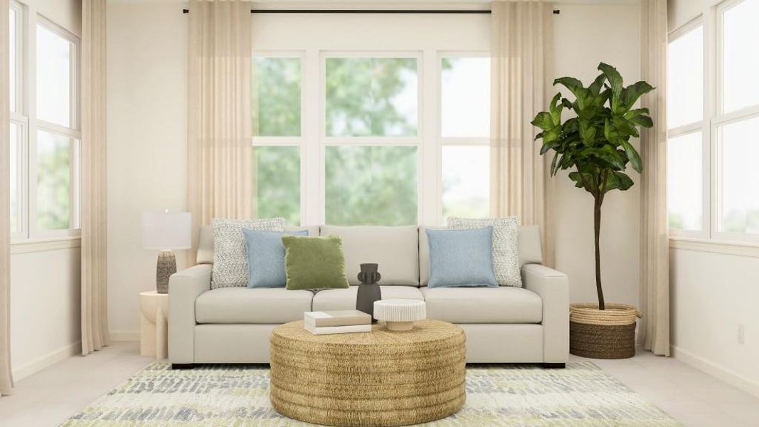 Furnished interior view inside a new home in Deer Valley, Canton (Image 10).