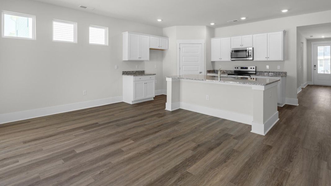 Furnished interior view inside a new home in Surfside Landing, Hubert (Image 7).