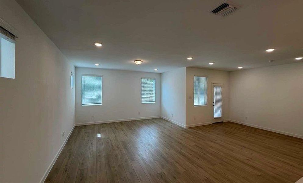 Open Living-Dining Room Construction Progress