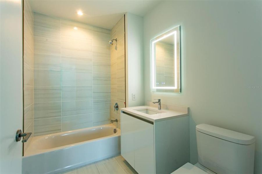 Furnished interior view inside a new home in , St. Petersburg (Image 12).