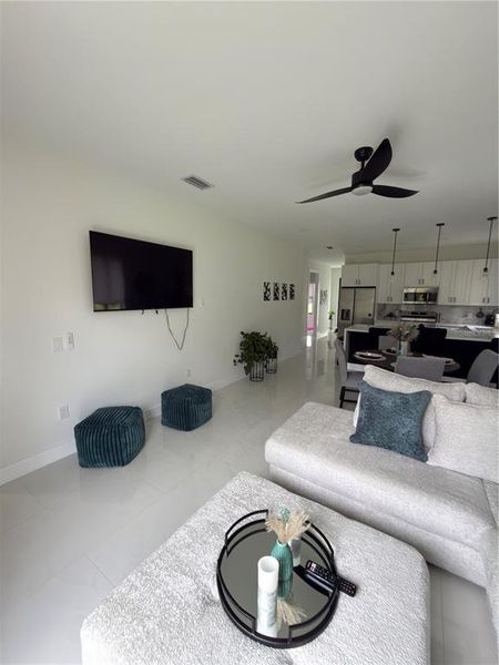 Furnished interior view inside a new home in , Lehigh Acres (Image 8).