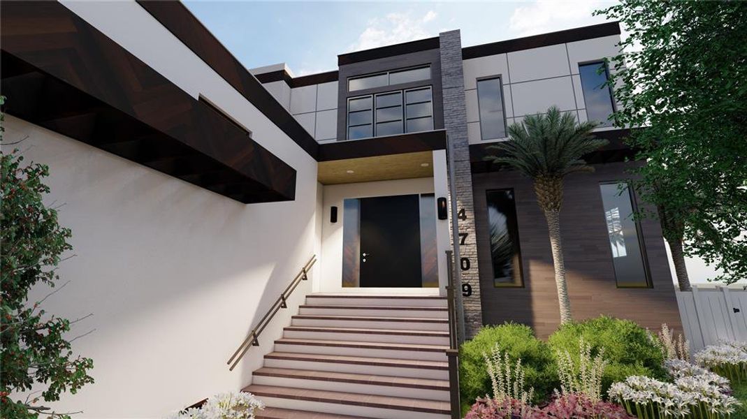Exterior details and patio area of a home in , Tampa (Image 3).