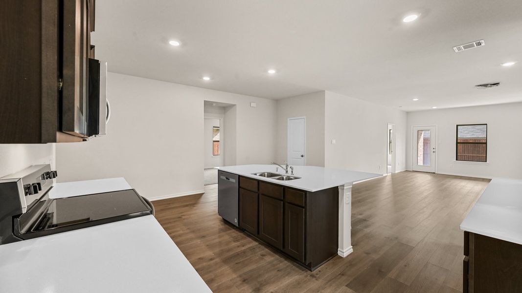 Furnished interior view inside a new home in Valor Farms, Royse City (Image 8).