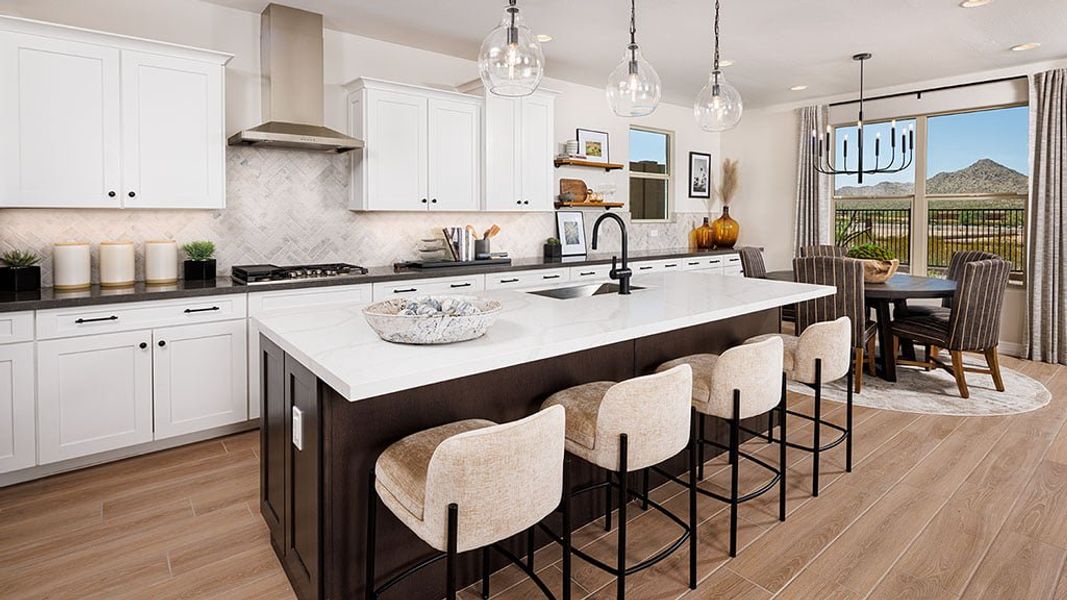 Furnished interior view inside a new home in Ladera Trails, Queen Creek (Image 7).