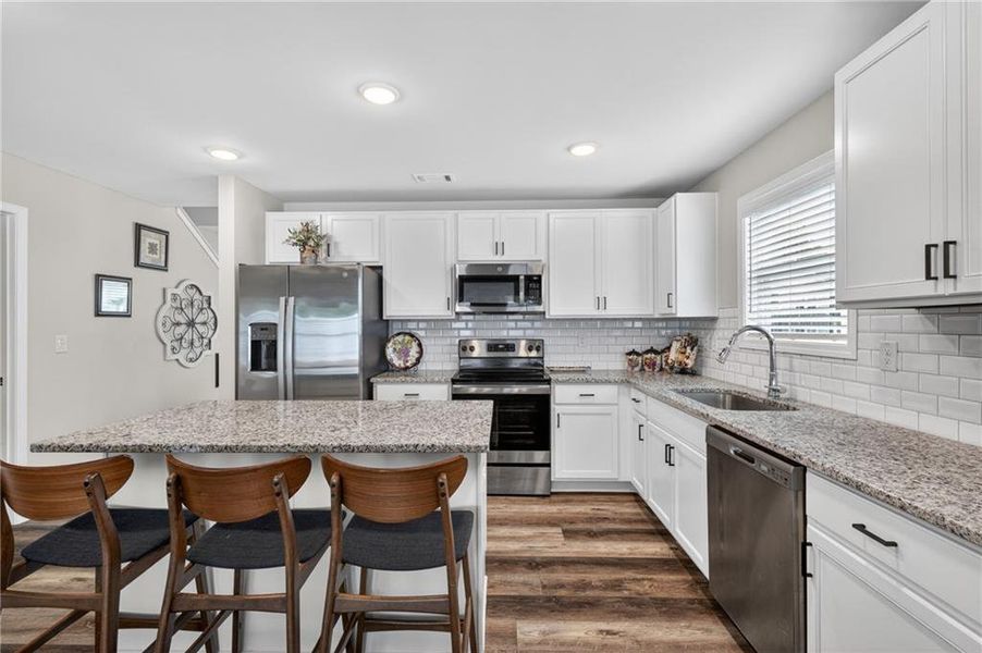 Furnished interior view inside a new home in , Braselton (Image 18).