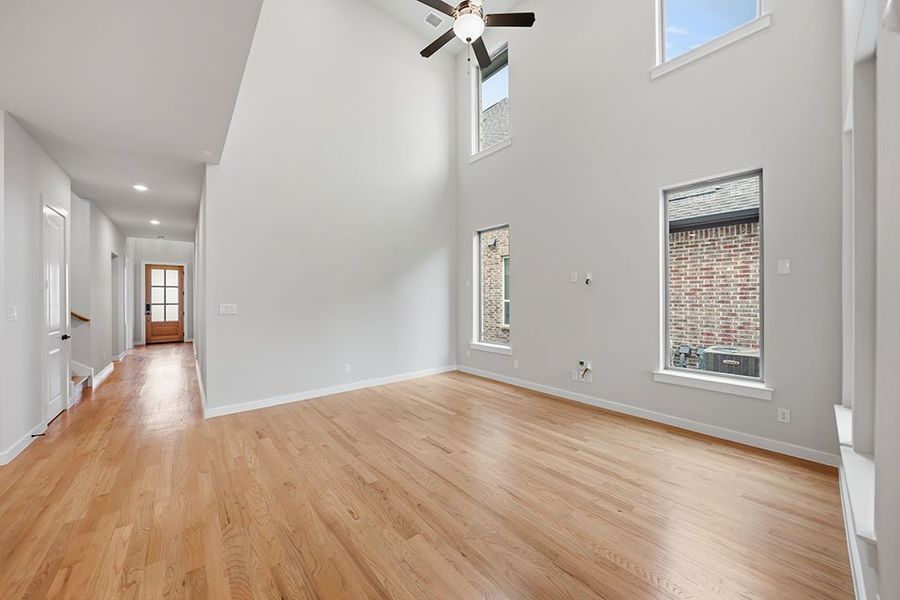 Spacious, unfurnished interior of a new home in Light Farms Brenham - 40' Lots, Celina (Image 24). Spacious, unfurnished interior of a new home in Light Farms Brenham - 40' Lots, Celina (Image 24).
