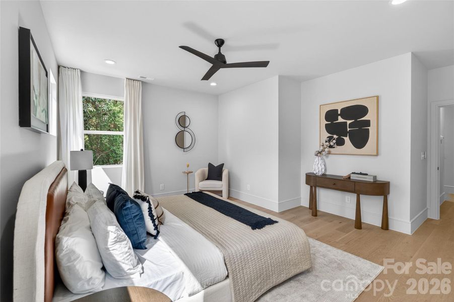 Furnished interior view inside a new home in , Charlotte (Image 15).