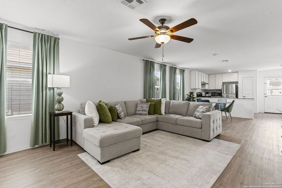 Furnished interior view inside a new home in , San Antonio (Image 16).