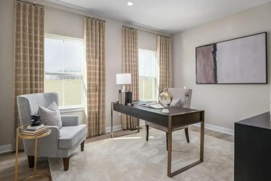 Furnished interior view inside a new home in , Commerce (Image 24).