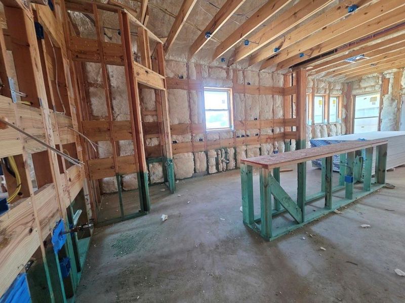 Spacious, unfurnished interior of a new home in The Highlands 55' - Encore Collection, Porter (Image 24). Spacious, unfurnished interior of a new home in The Highlands 55' - Encore Collection, Porter (Image 24).