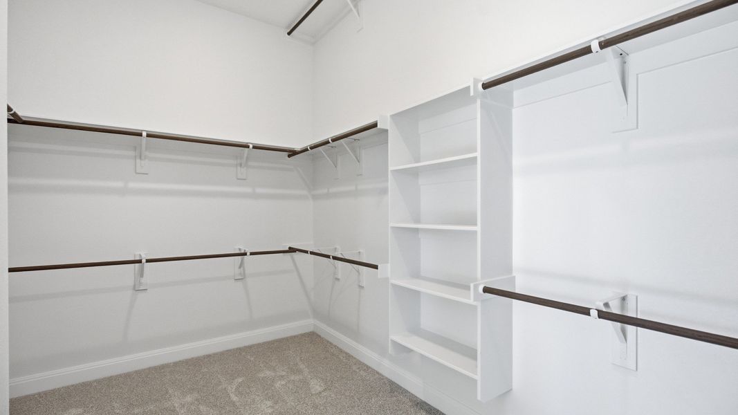 Furnished interior view inside a new home in Oaks at San Gabriel, Georgetown (Image 20).