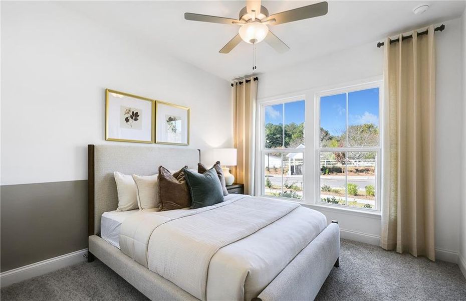 Furnished interior view inside a new home in Haverhill Estates, Dacula (Image 10).