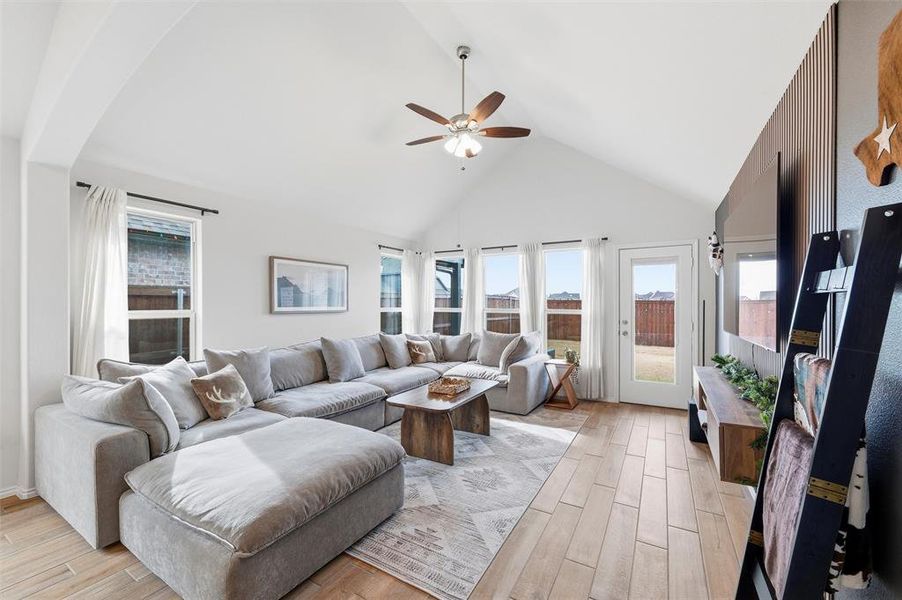 Furnished interior view inside a new home in Silo Mills - Select Series, Joshua (Image 35).