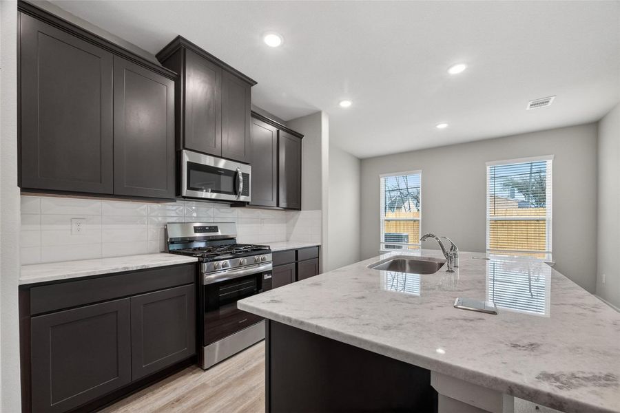 Furnished interior view inside a new home in Rollingbrook Estates, Baytown (Image 8).
