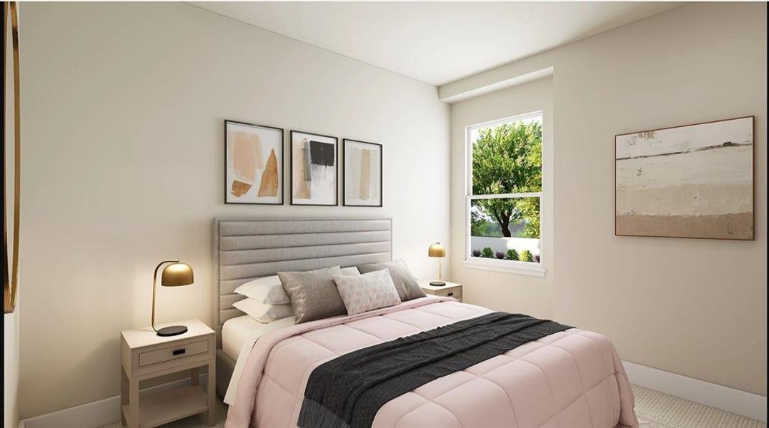 Furnished interior view inside a new home in Treeline, Justin (Image 9).