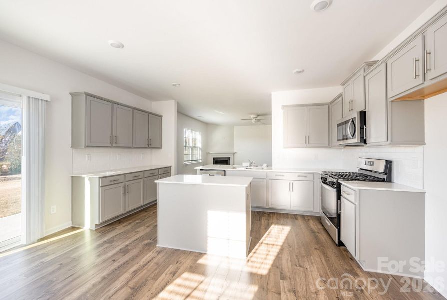 Furnished interior view inside a new home in Secrest Commons, Monroe (Image 9).