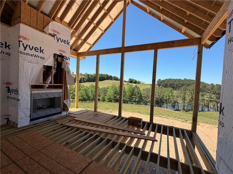 In-progress construction of a new home in , Gainesville, GA (Image 50).