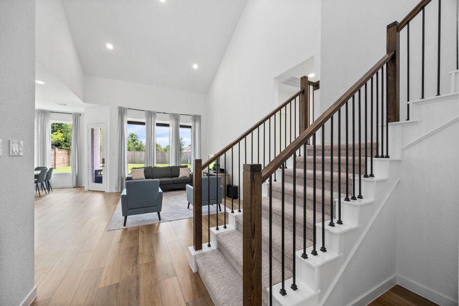 Furnished interior view inside a new home in , Cypress (Image 5).