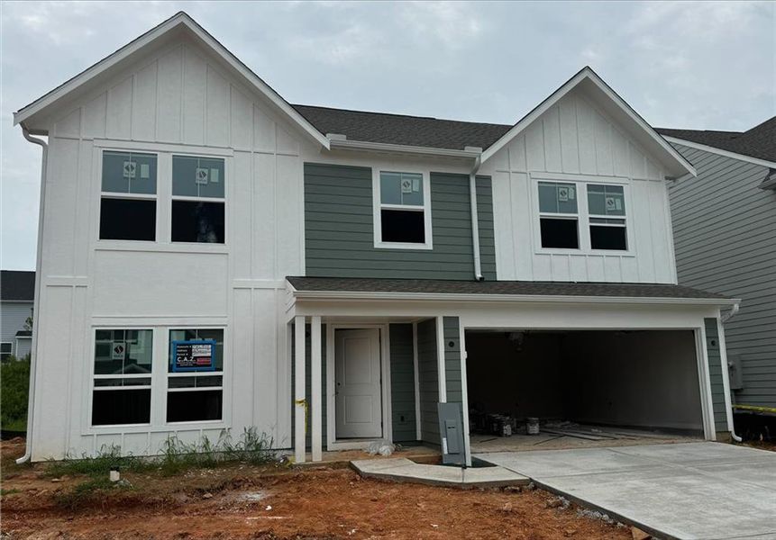 In-progress construction of a new home in Twin Lakes, Hoschton, GA (Image 6).
