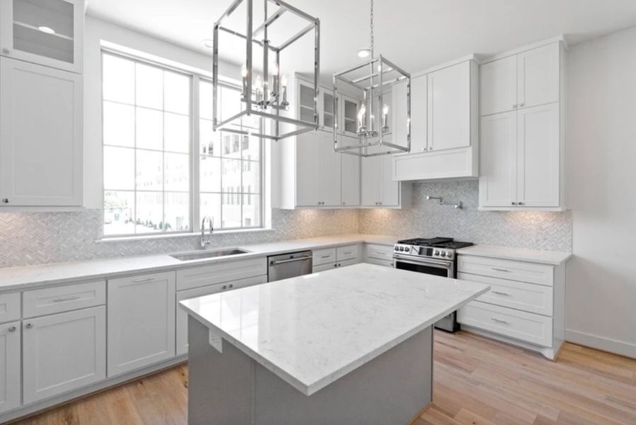 Representative furnished interior of a home built from the The Francesca by Riverway Homes in Somerset Green, Houston (Image 5).