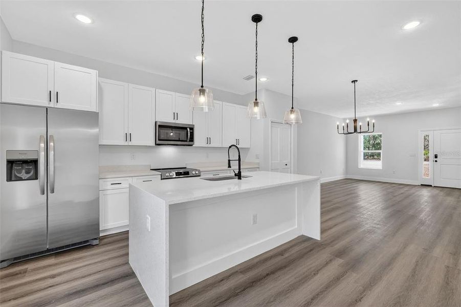 Furnished interior view inside a new home in , Ocklawaha (Image 12). Furnished interior view inside a new home in , Ocklawaha (Image 12).