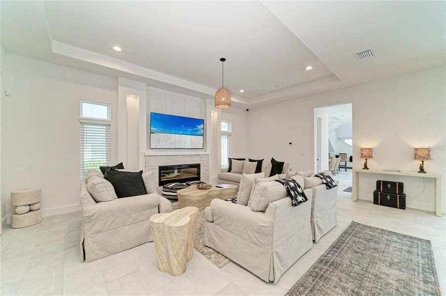 Furnished interior view inside a new home in , Bradenton (Image 14). Furnished interior view inside a new home in , Bradenton (Image 14).